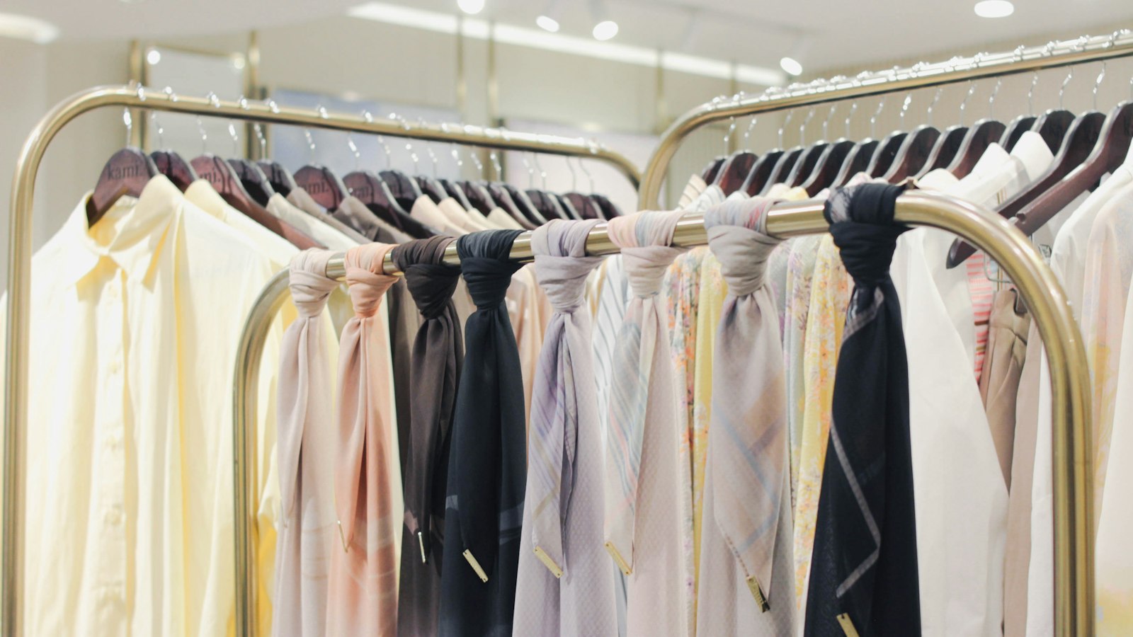 Clean clothes hanging on a rail - Dora Ironing Service
